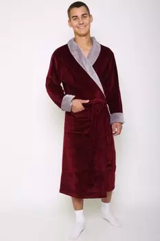 Халат мужской Виктор (бордовый) рр