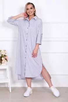 Халат-рубашка трикотажный Сайя