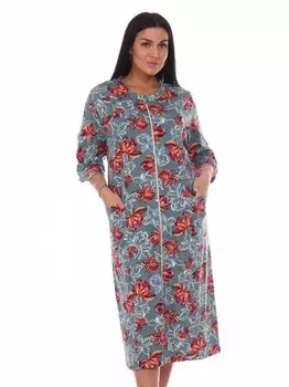 Халат трикотажный Аделонда (зеленый)