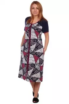 Халат трикотажный Адисон (бордовый) рр