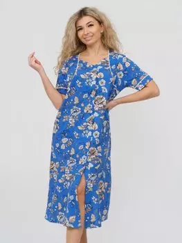 Халат трикотажный Айон (синий)