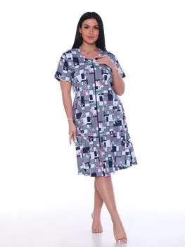 Халат трикотажный Айпери (серый)