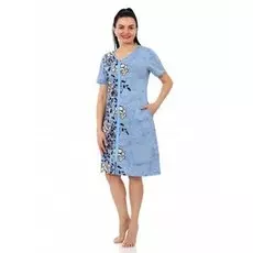 Халат трикотажный Альмира (цветы)