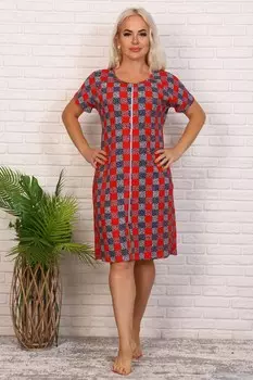 Халат трикотажный Александрия (красный) рр