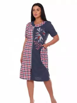 Халат трикотажный Алмудена (красный) рр