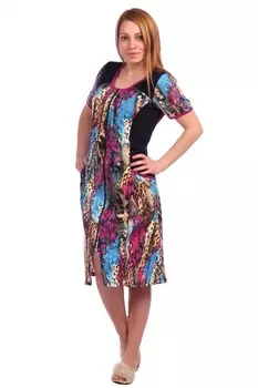 Халат трикотажный Алвена (фуксия)