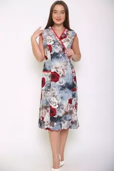 Халат трикотажный Амалия (серый) рр