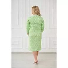 Халат трикотажный Анисья (зеленый)