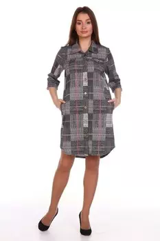 Халат трикотажный Ариана (серый)