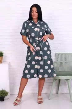 Халат трикотажный Аксиома (хаки)