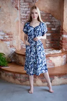 Халат трикотажный Азия