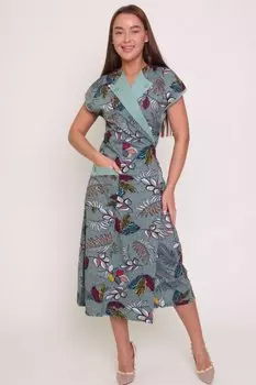 Халат трикотажный Делисия (зеленый)