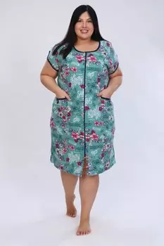 Халат трикотажный Джоси (зеленый)