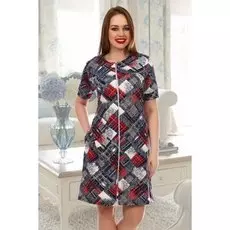 Халат трикотажный Ефимия (красный)