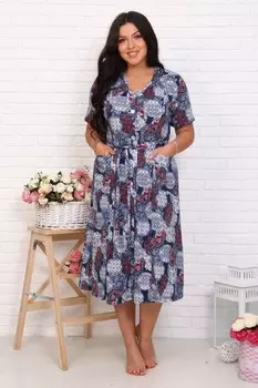 Халат трикотажный Фарлей (абстракция)