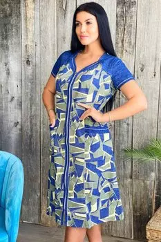 Халат трикотажный Филлис (хаки)