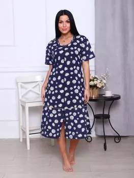 Халат трикотажный Фирдина (ромашки)