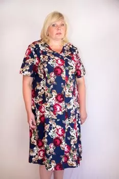 Халат трикотажный Хозяюшка (в ассортименте) рр