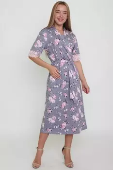 Халат трикотажный Иляна (серый) рр