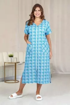 Халат трикотажный Инсайт (бирюзовый)