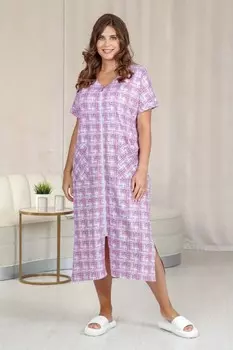 Халат трикотажный Инсайт (лиловый)