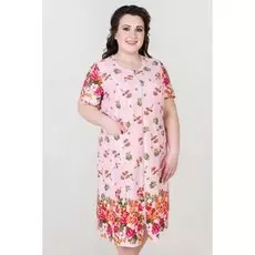 Халат трикотажный Изабелла (розовый)