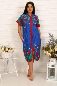 Халат трикотажный Эдилис (красный)