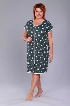 Халат трикотажный Эрема (зеленый)