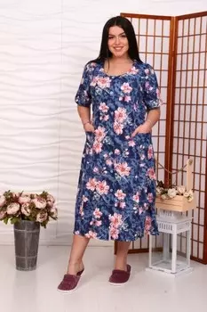 Халат трикотажный Эвелина (в ассортименте)