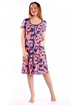 Халат трикотажный Йохана (коралловый)