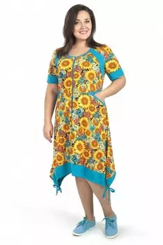 Халат трикотажный Катрина (цветы) рр