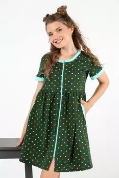 Халат трикотажный Конфетти (зеленый)