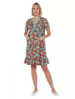 Халат трикотажный Лилиана (ментоловый)