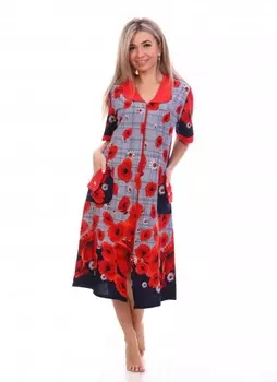 Халат трикотажный Ливия