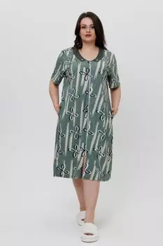 Халат трикотажный Малида (зеленый)