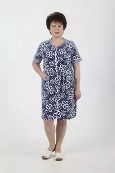 Халат трикотажный Мэрин (полоса)