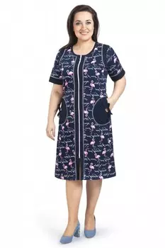 Халат трикотажный Марлен (фламинго) рр