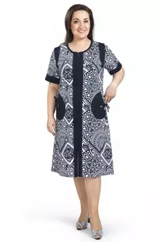 Халат трикотажный Марлен (орнамент) рр