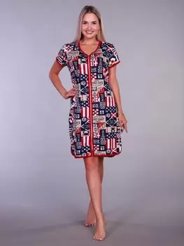 Халат трикотажный Мини (красный)