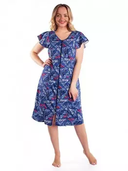 Халат трикотажный Модница (джинсовый)