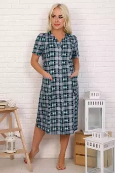 Халат трикотажный Нэнси (хаки)