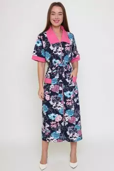 Халат трикотажный Онеида (темно-синий) рр