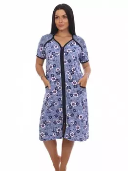 Халат трикотажный Опалин (джинс)