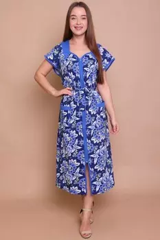 Халат трикотажный Оуэна (синий) рр