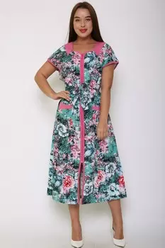 Халат трикотажный Оуэна (зеленый) рр