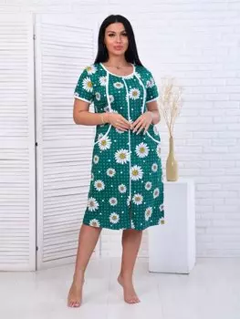 Халат трикотажный Радмила (зеленый)