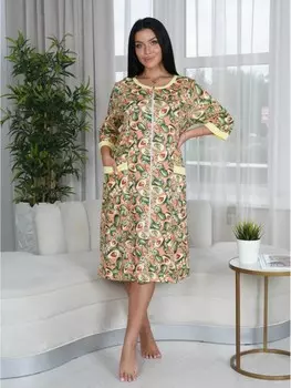 Халат трикотажный Рамиза (авокадо)