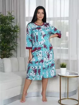 Халат трикотажный Рамиза (ментолвоый)