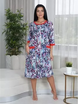 Халат трикотажный Рамиза (полоса)