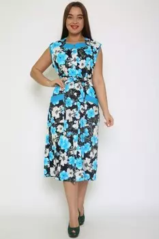 Халат трикотажный Ранди (голубой) рр